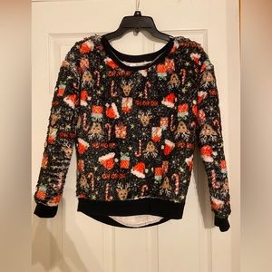 Christmas Fur Sweatshirt